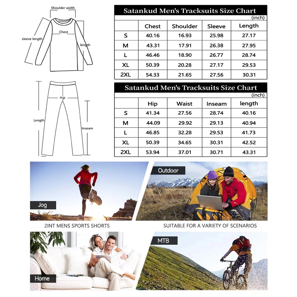 Men's Lightweight Navy Tracksuit Set - 2 Piece Athletic Jogging Outfit with Full Zip Jacket and Comfortable Pants in 2XL
